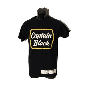 CAPTAIN BLACK TOBACCO SMOKING CIGAR CIGARETTE‎ T SHIRT SZ MEDIUM